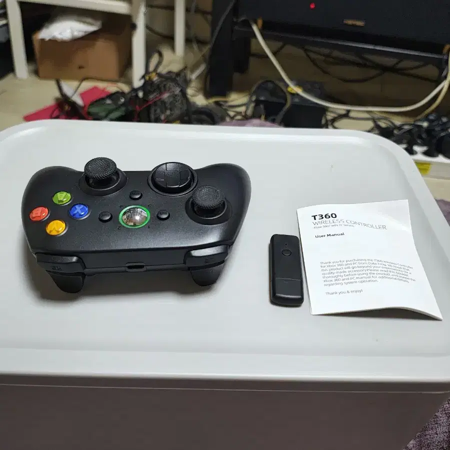 xbox 360 패드 무선리시버포함