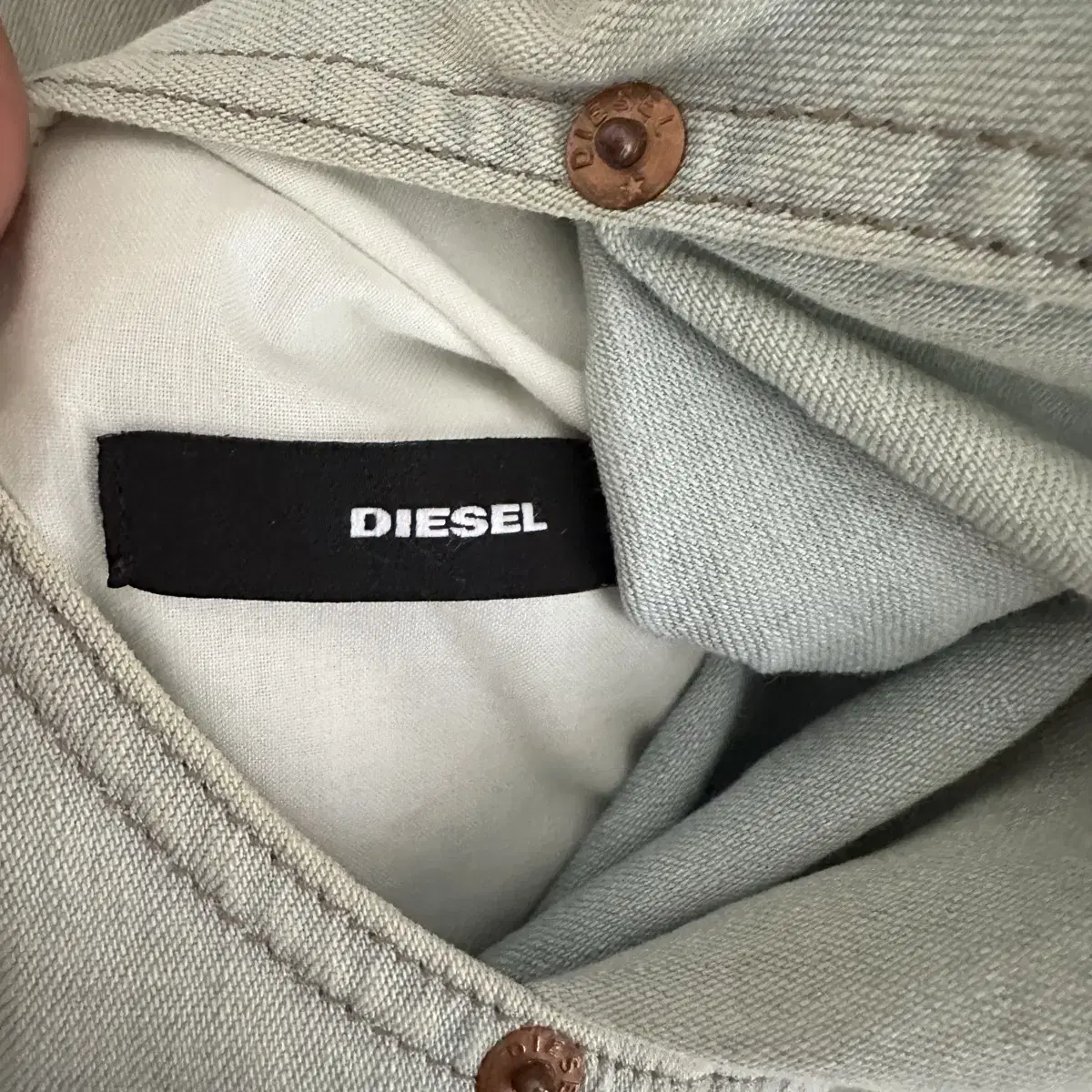 디젤 diesel 데님 블루종 자켓