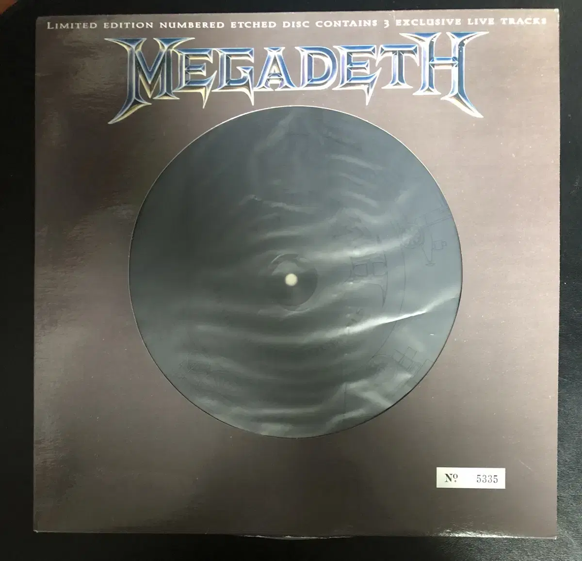 MEGADETH 12인치 싱글 LP Train of Consequence