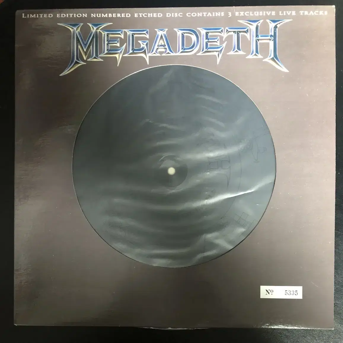 MEGADETH 12인치 싱글 LP Train of Consequence