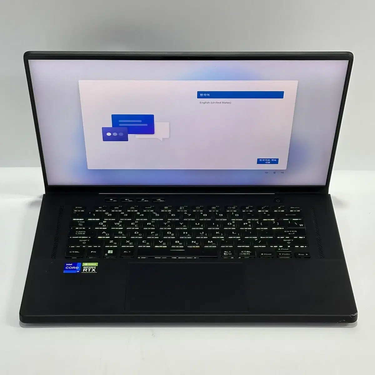 제피러스 M16 GU603 i9 3080ti 32gb 2TB 게이밍노트북