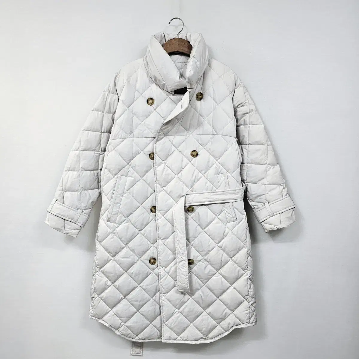 +SJWani Goose Quilted Belted Coat T310