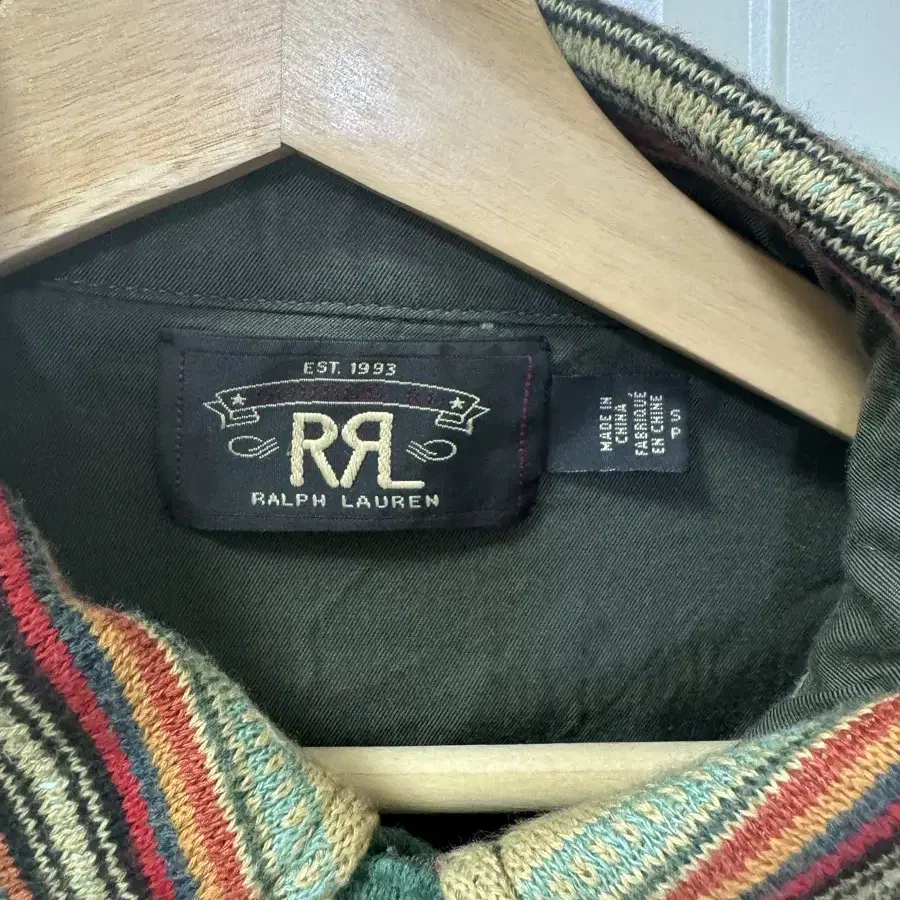 RRL 니트 치마요 셔츠