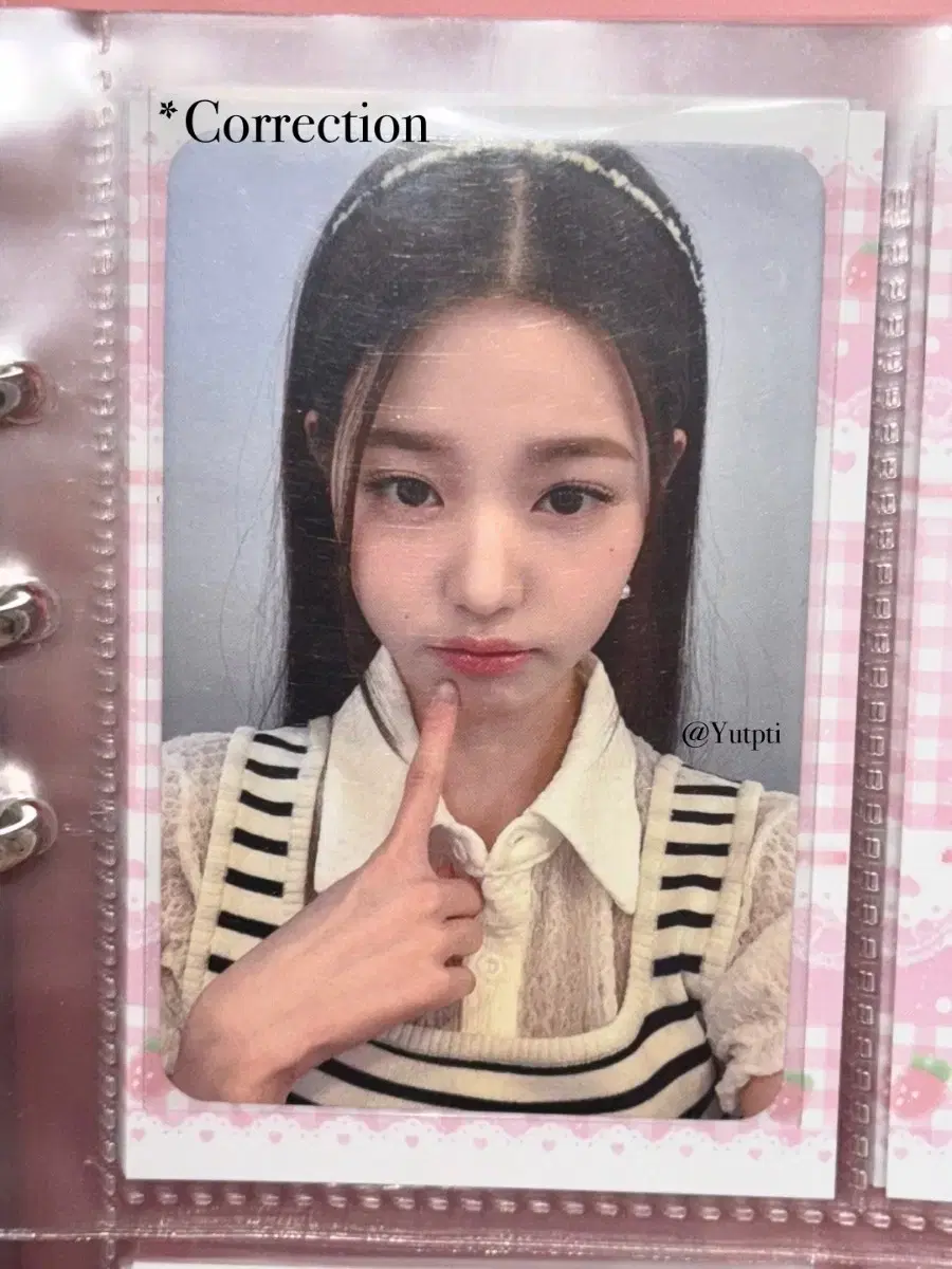 ive jang wonyoung ruff soundwave photocard