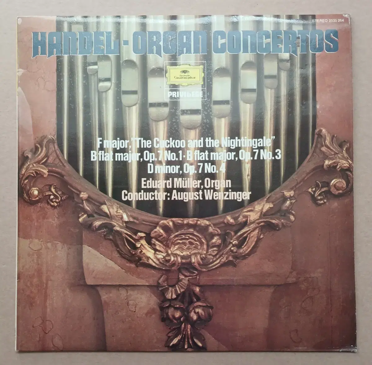 LP eduard muller handel organ concertos