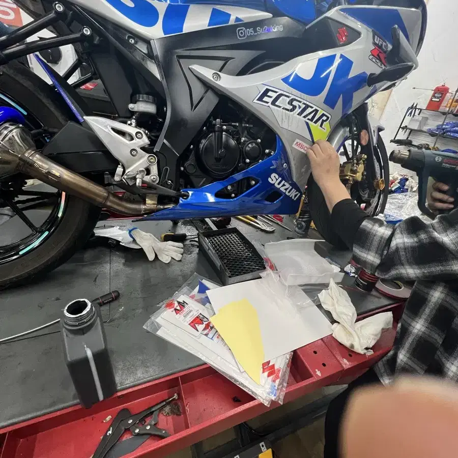 스즈키 gsxr125 풀튜닝