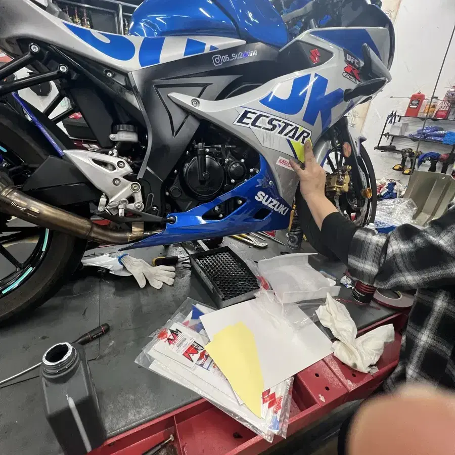 스즈키 gsxr125 풀튜닝