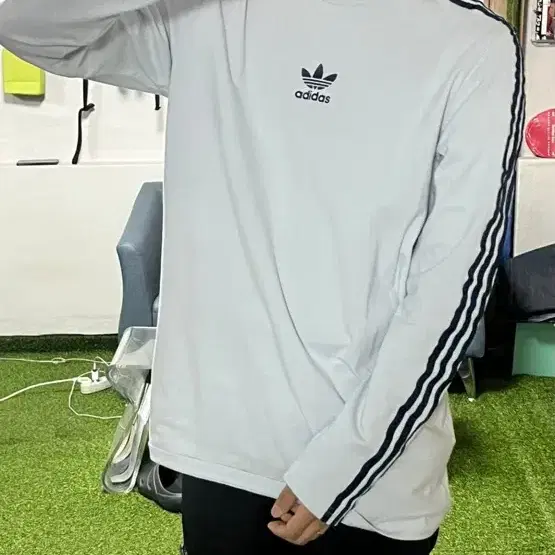 [2XL]아디다스 배색 파이어버드 롱슬리브 Adidas