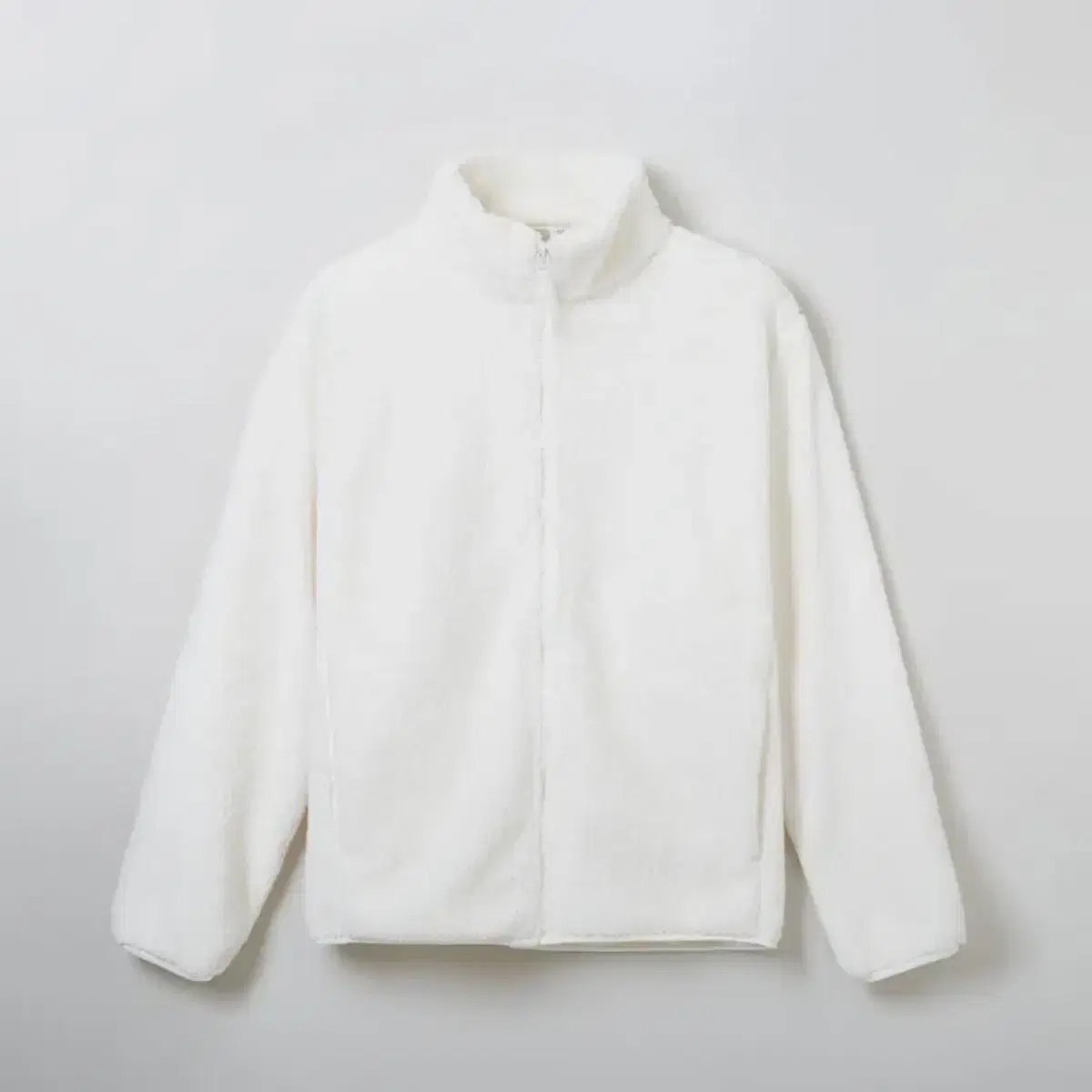 Spao Basic Purplish Zip-up White M