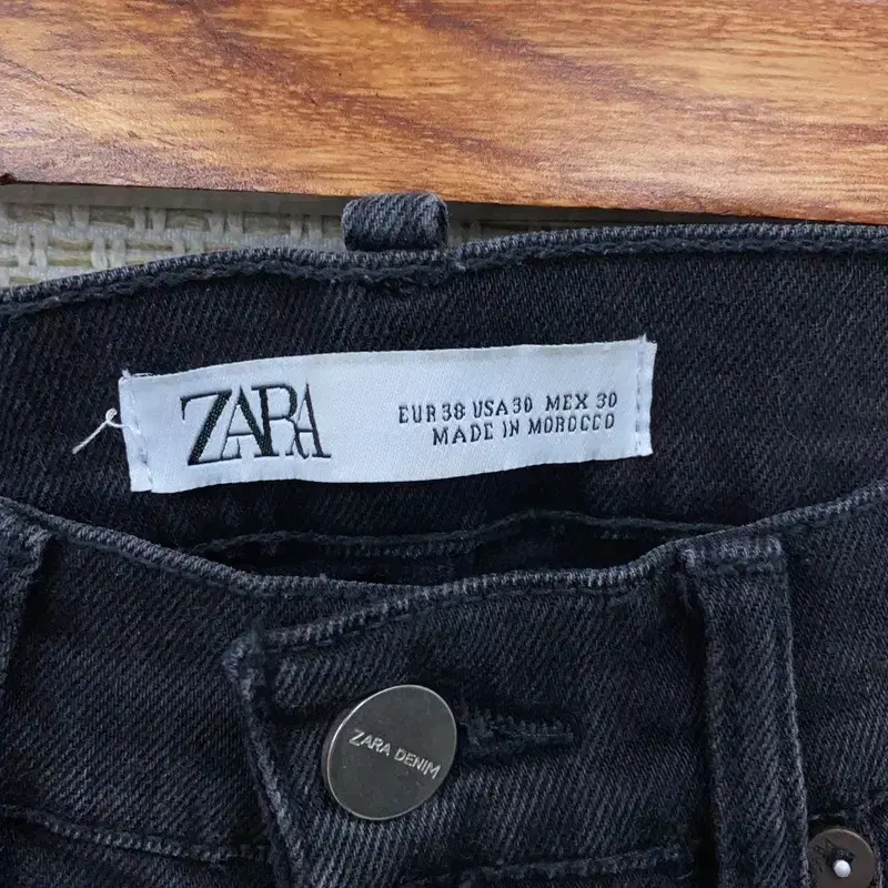 자라 ZARA 블랙진 데님 흑청바지 30인치 A08936