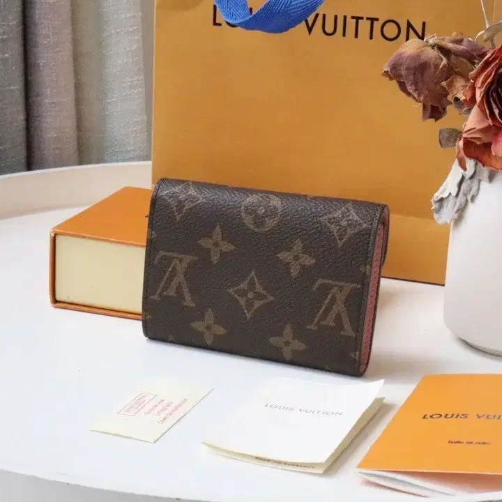 LOUIS VUITTON 루이비통 여성 로즈 핑크 지갑