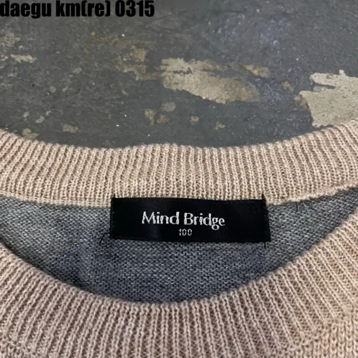 Mind Bridge.여성니트(100) 브랜드예여! 모28% 쫌 부드랍다