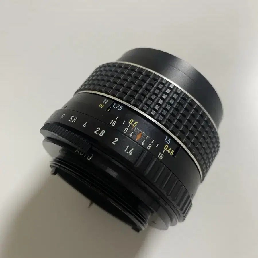 슈퍼타쿠마 50mm 1.4 후기형 + M42-FX 어댑터