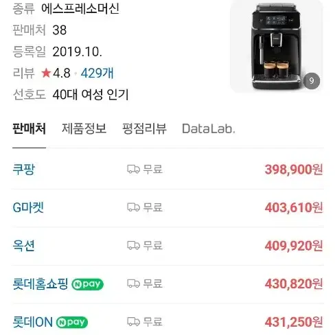 필립스 라떼클래식 2200