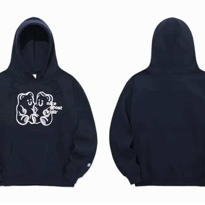 나이스고스트클럽 GUMMY BEAR LOGO HOODIE NAVY, M사