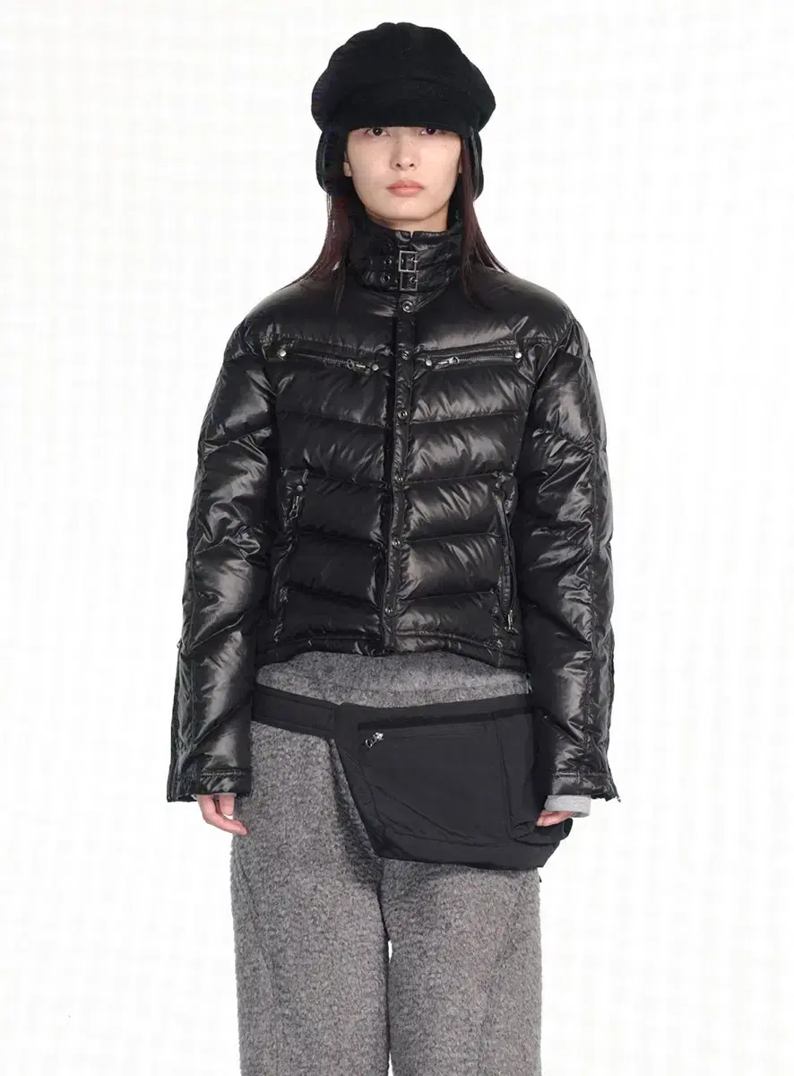 세릭 패딩 BUCKLE SCAR DOWN JACKET