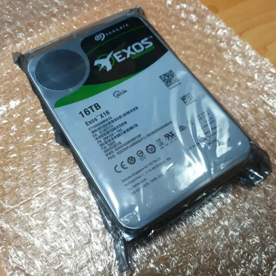 씨게이트-Exos X16(16TB)HDD/미개봉~팝니다