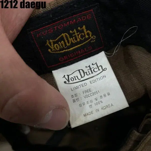 VON DUTCH CAP 본 더치 캡 모자