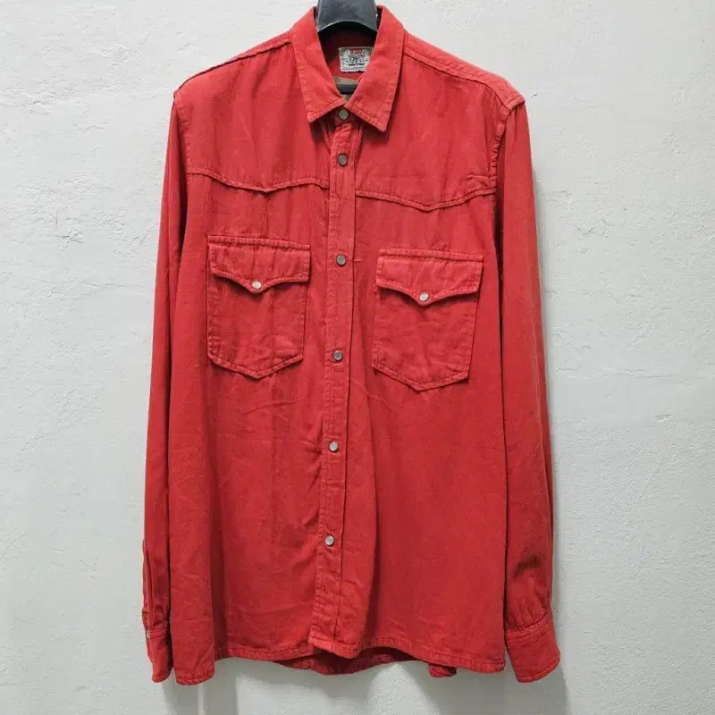 LEVI'S ITALY 레드 셔츠 남 M J2887