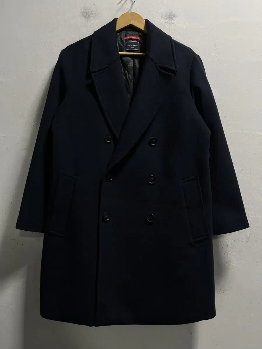 100 Genuine Enrici Saberi Premium Quilted Double Long Coat