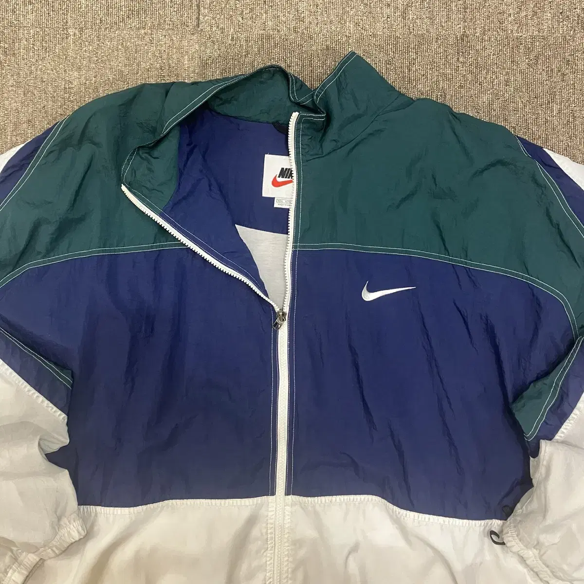 (4XL) 90s Nike 나이키 올드스쿨 바람막이 자켓