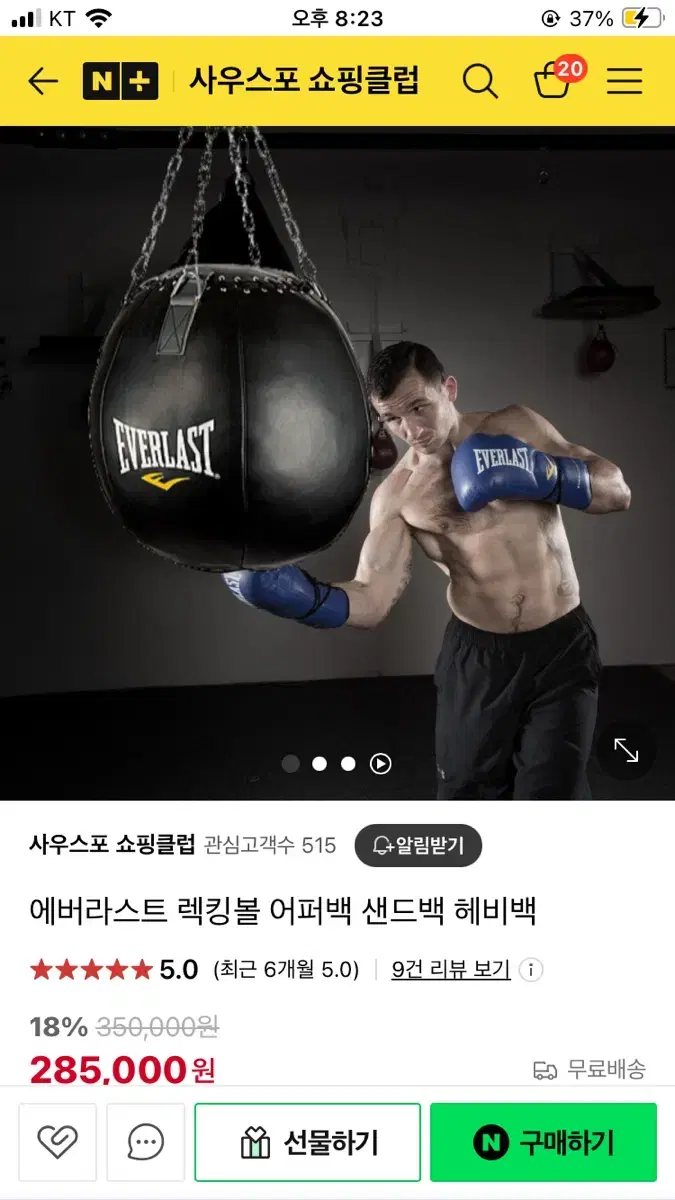 에버라스트 샌드백 헤비백