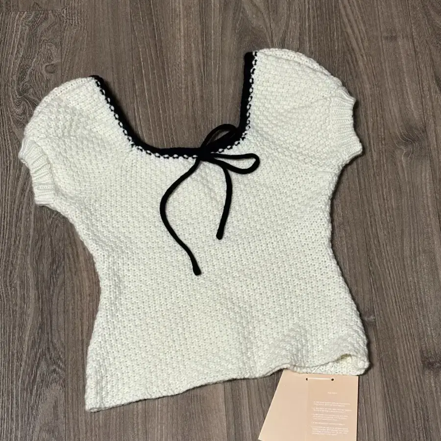 시눈 Puff Half Knit Top(Ivory)