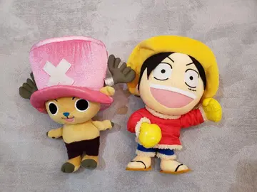 원피스 루피 초파 봉제 인형 세트