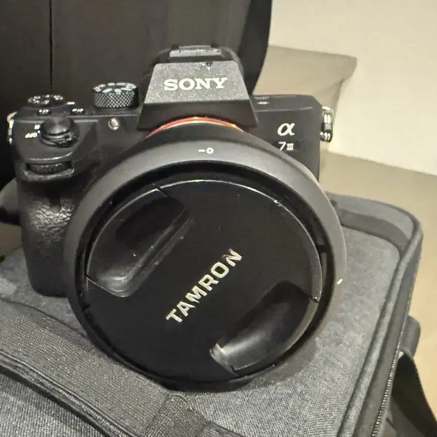 Sony 카메라 A7m3 + 탐론 + 가방 + 각종 악세서리