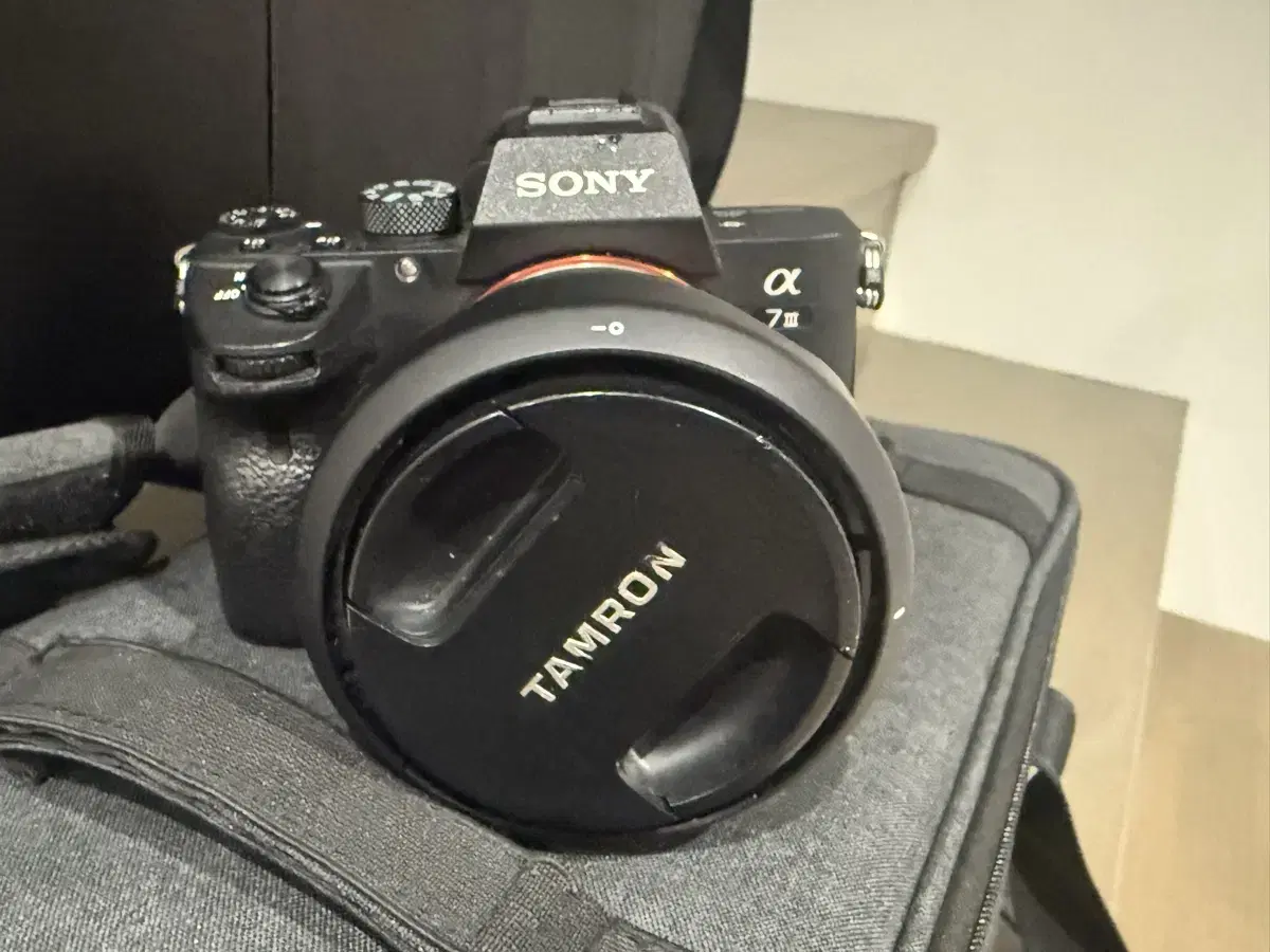 Sony 카메라 A7m3 + 탐론 + 가방 + 각종 악세서리