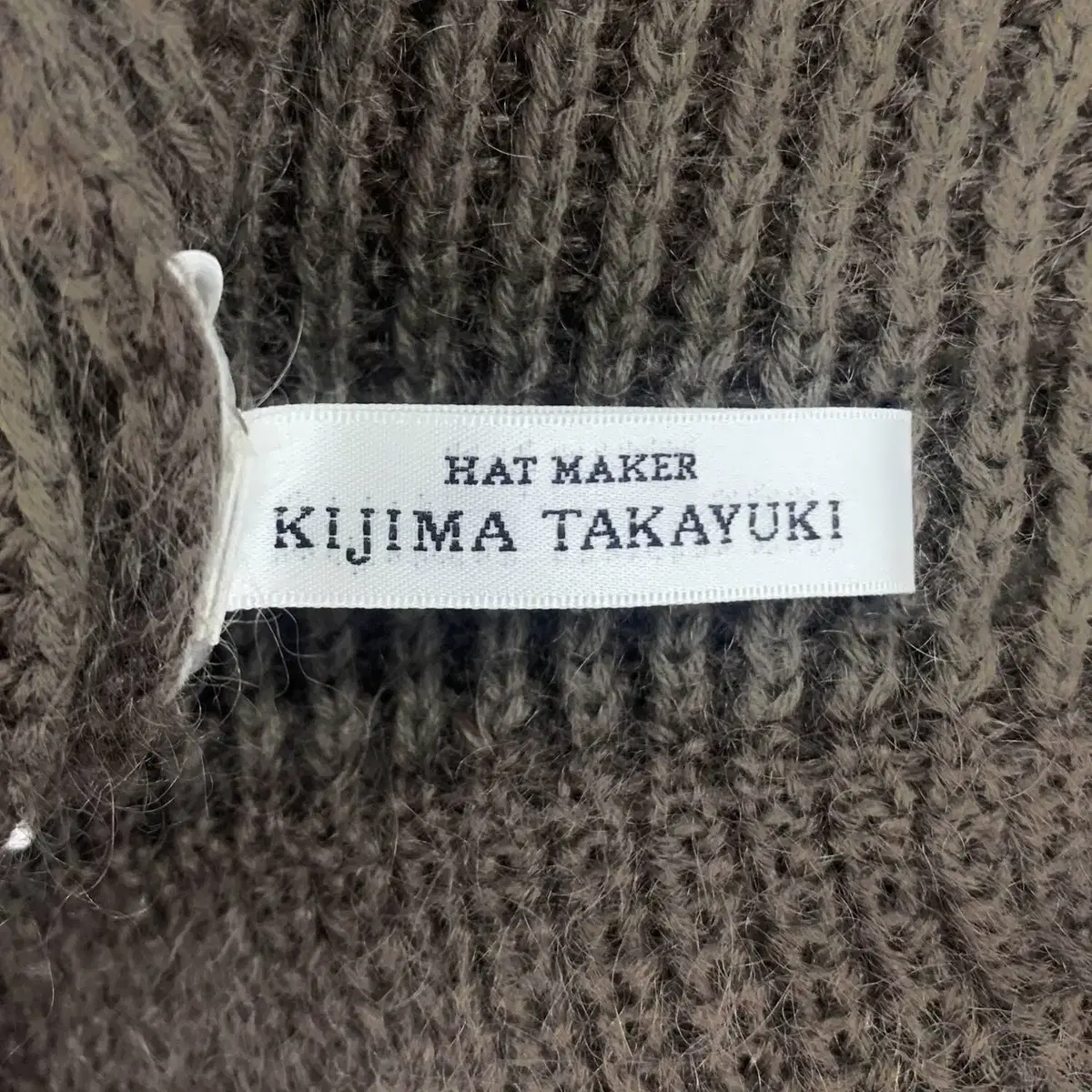 KIJIMA TAKAYUKI MOHAIR BLEND BEANIE