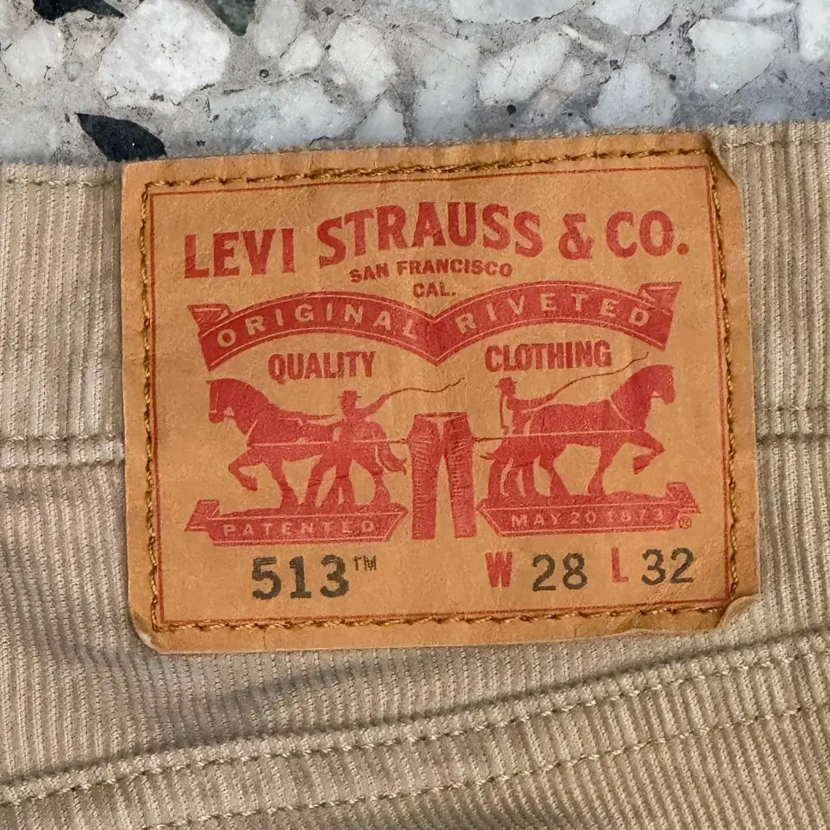 Levi's 리바이스 513 코듀로이 부츠컷 팬츠