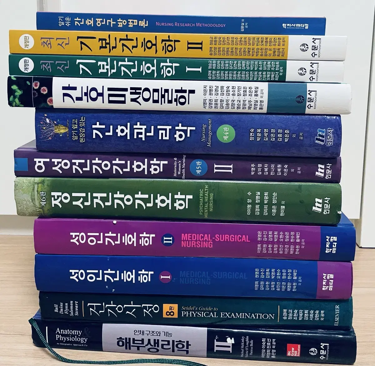 간호연구/기본간호학1,2/미생물/관리/여성/정신/성인간호학,,