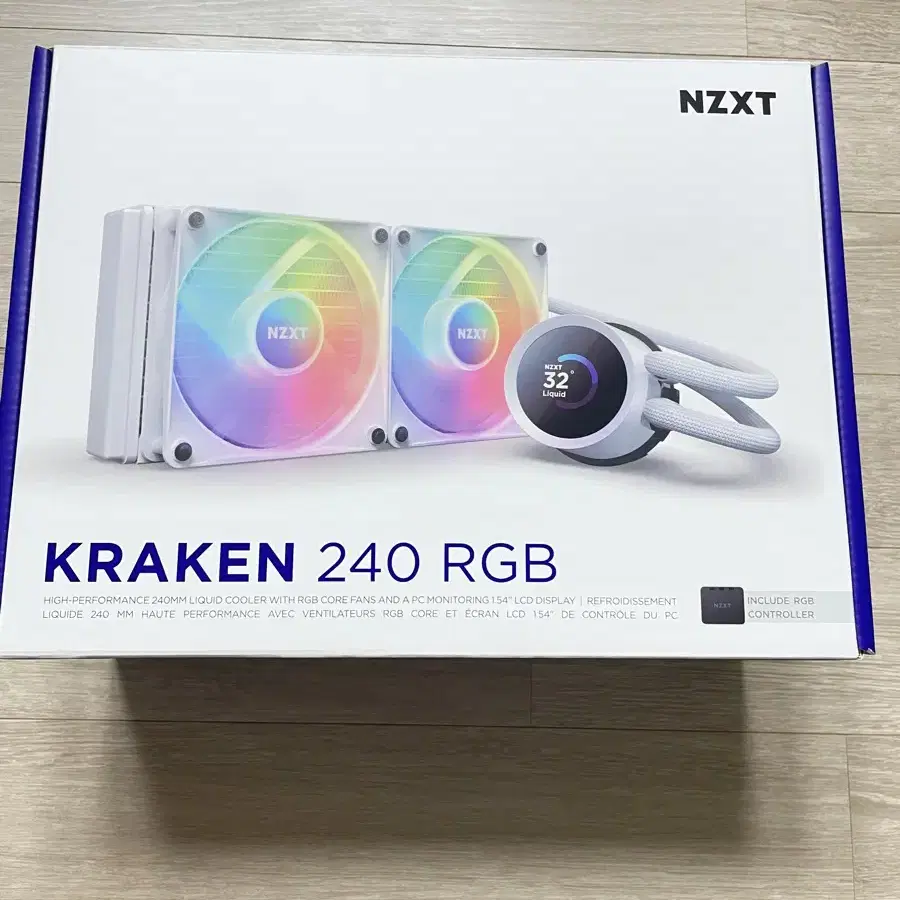 NZXT 크라켄 240 RGB 화이트