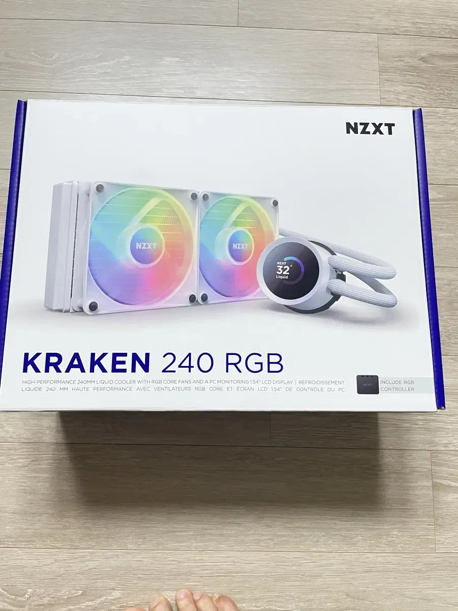 NZXT 크라켄 240 RGB 화이트