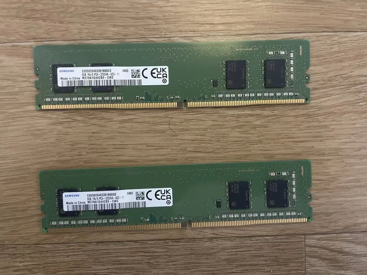 삼성 램 8gb*2 총 16gb