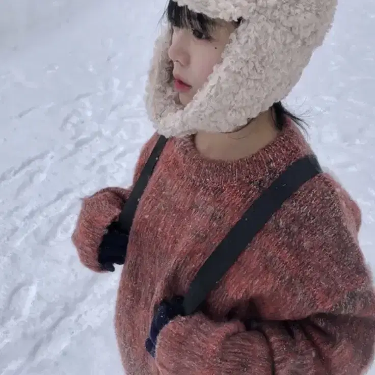 에이블리 양털 군밤모자 귀달이 귀돌이