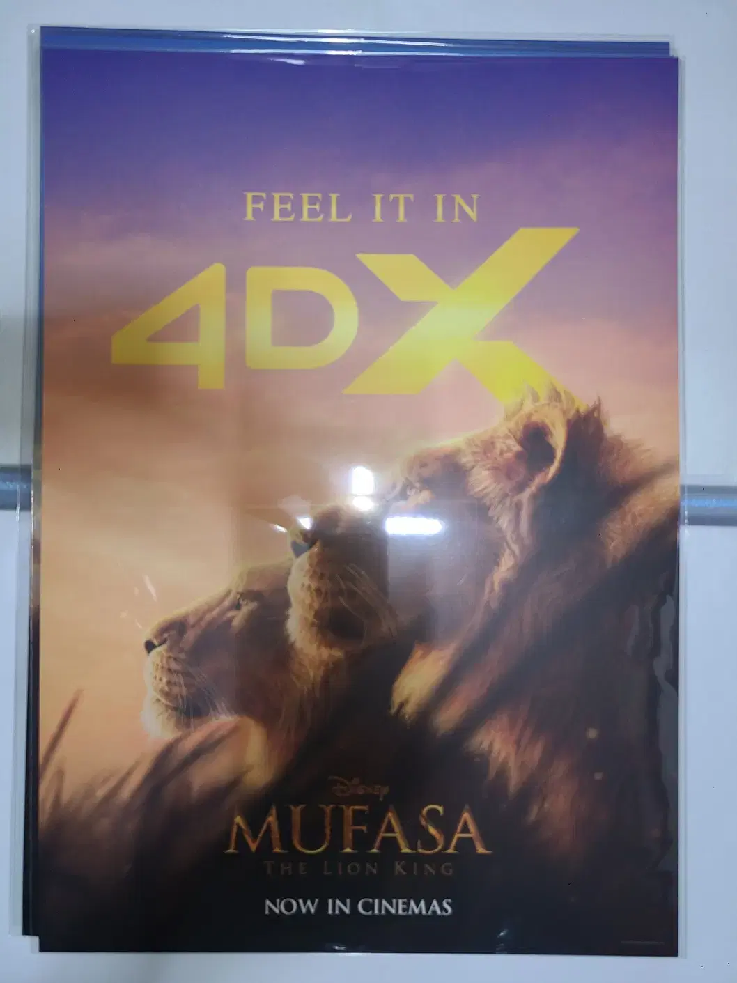 CGV 4DX poster - Mufasa: The Lion King