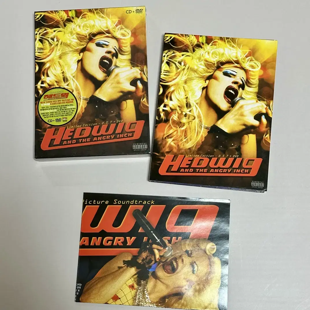 헤드윅 Hedwig OST CD + 영화 DVD 한정판