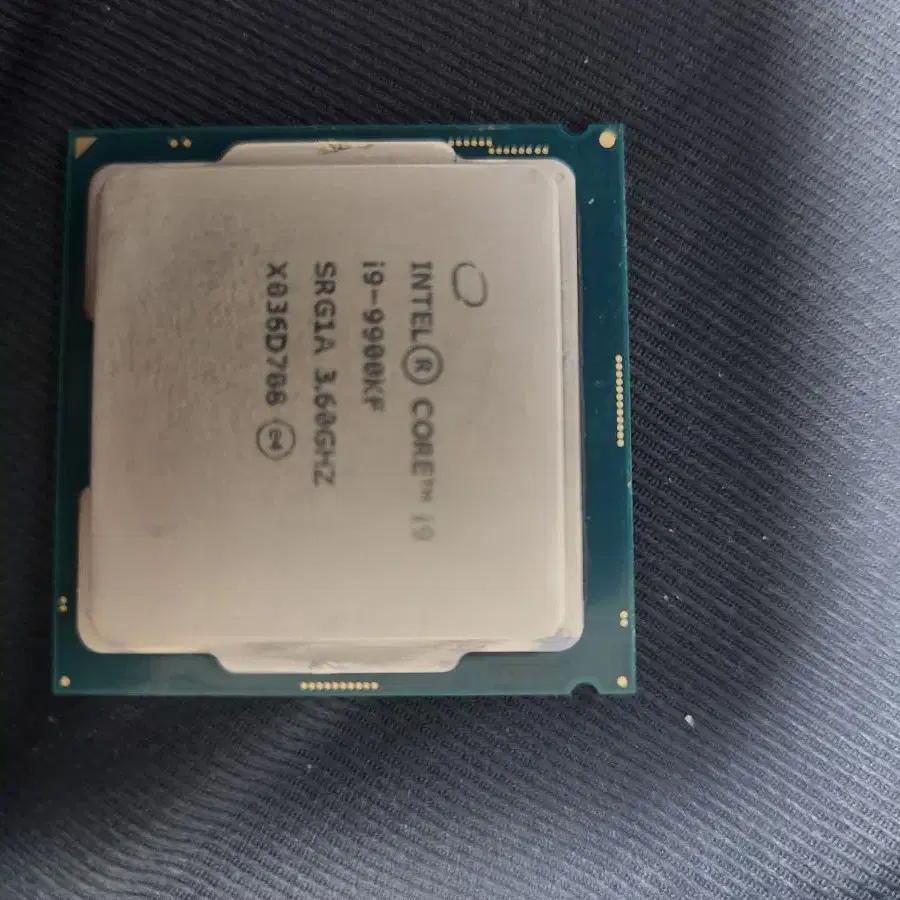 인텔 i9-9900kf cpu (고장의심) 택포가격 노리턴