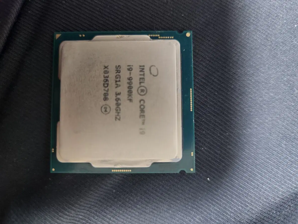 인텔 i9-9900kf cpu (고장의심) 택포가격 노리턴