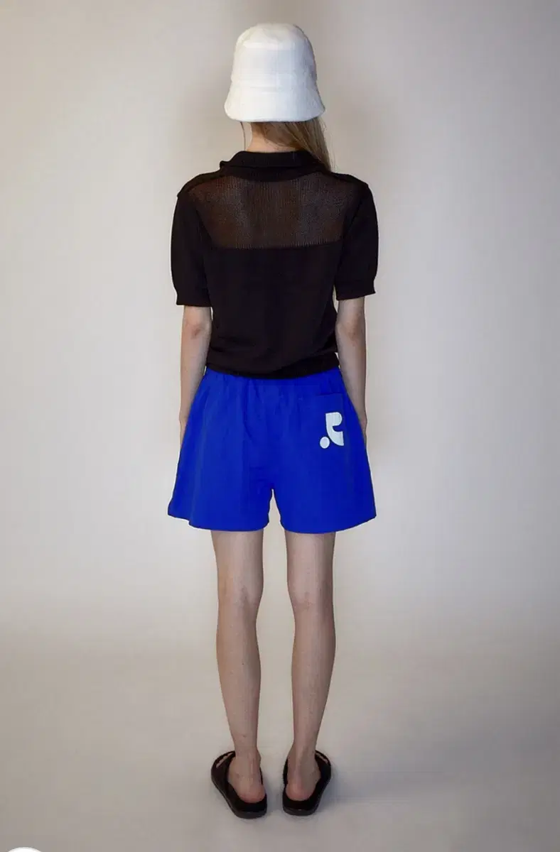 레스트앤레크레이션 쇼츠  rr logo nylon shorts