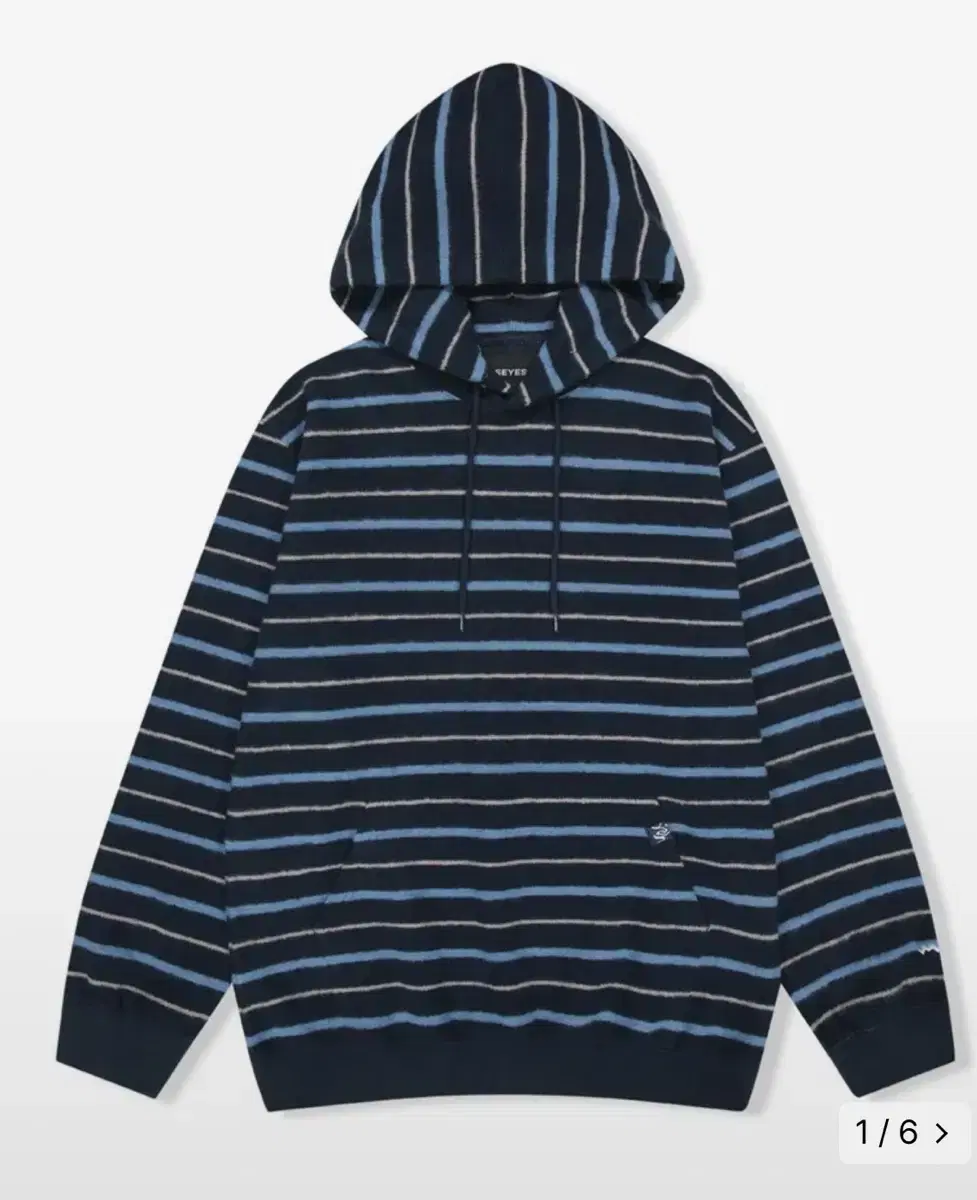 예스아이씨 Y.E.S Stripe Hoodie Navy 스트라이프 후드