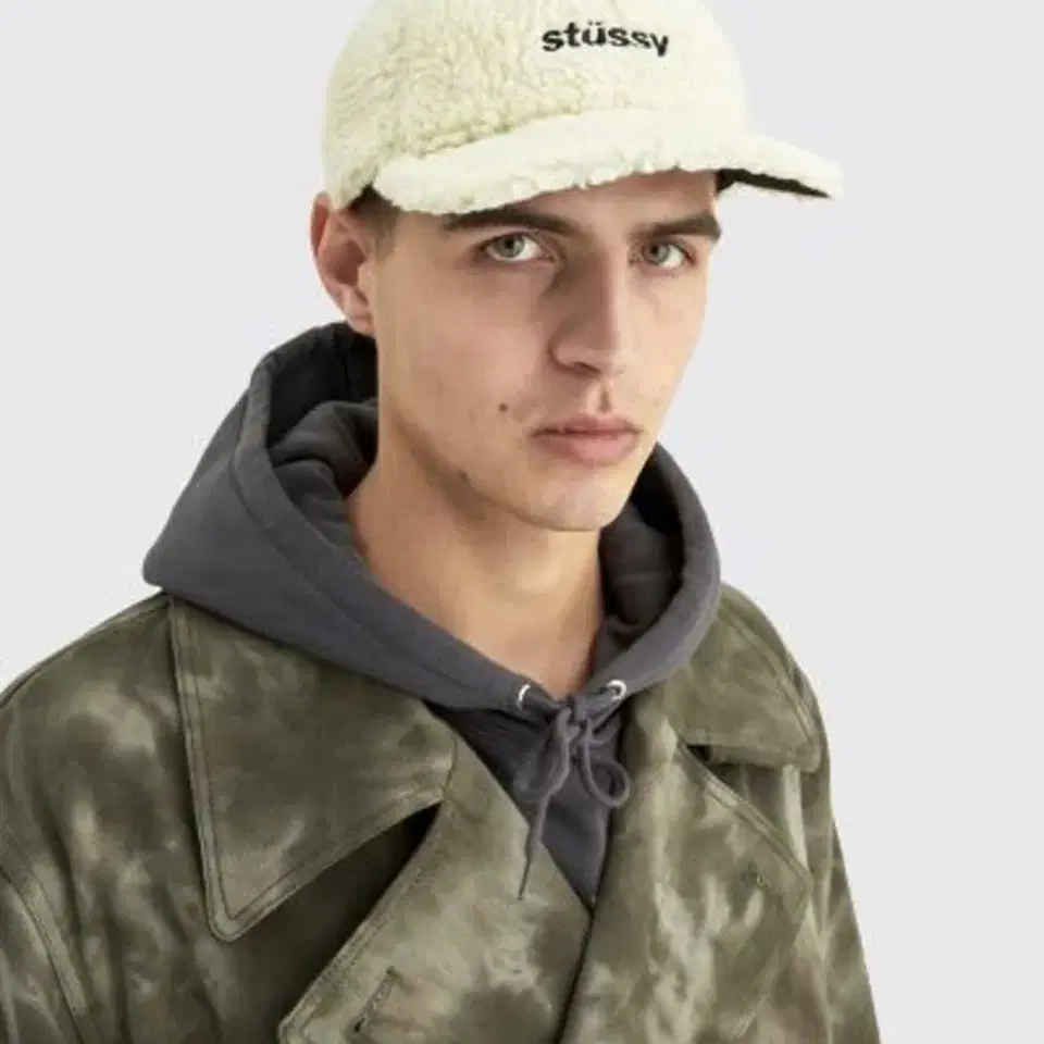 스투시 stussy 쉐르파 플리스 모자