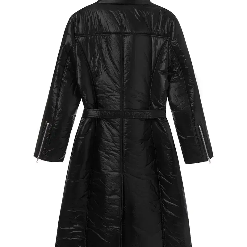 Openyy 더오픈 BELT PADDED COAT, BLACK