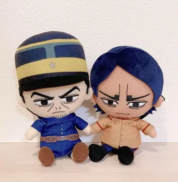 츠키시마 중사 잉어등 소위 Chibi 봉제 인형 골든 카무이