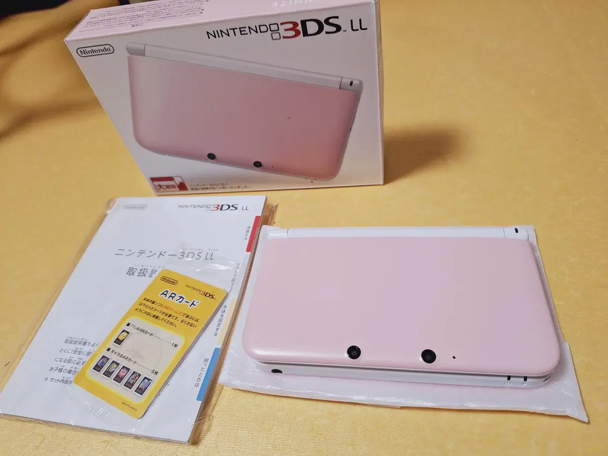 미품급 핑크 3dsll 3dsxl 박스셋 닌텐도 일본 dslite 아님