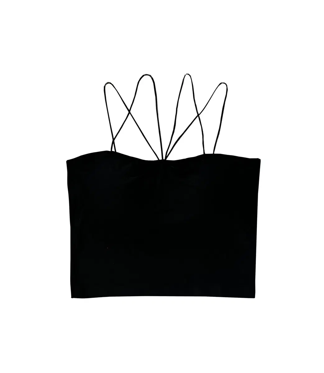 뉴얼린 Basic cross strap bra Top