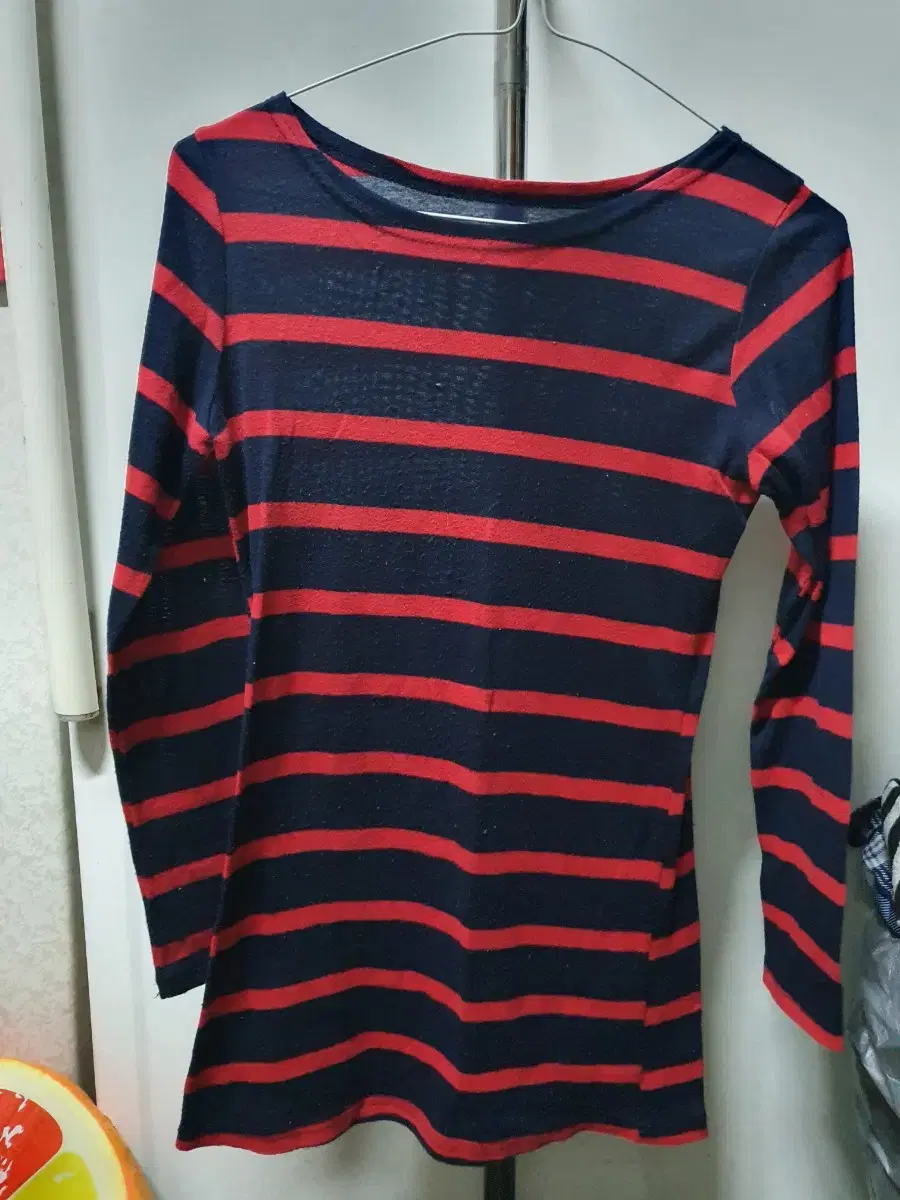 Red striped t-shirt