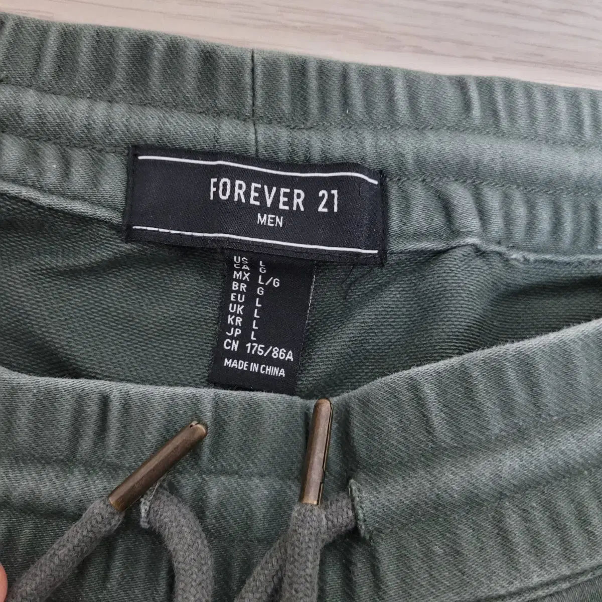 FOREVER 21 카고 조거 팬츠 L , 100 사이즈